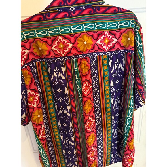 CALIFORNIA COVER CASUAL BUTTON UP SHORT SLEEVE SHIRT GOOD USED CONDITION 2XL - Picture 6 of 9